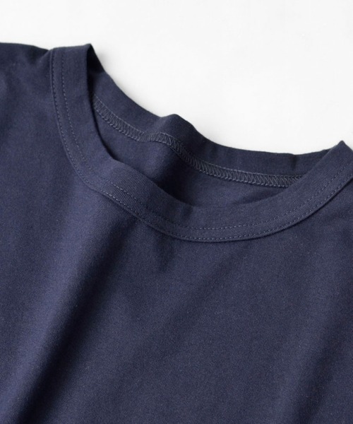 zootie(ズーティー)の「ゆったりワイド ショート丈Tシャツ(Tシャツ/カットソー・レディース・ホワイト/ブラック/レッド/グレー/ベージュ・フリー)」の10枚目の写真