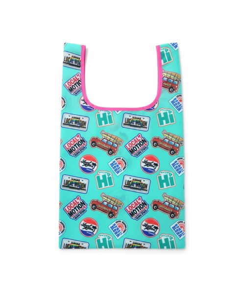 LOCALMOTION HAWAII(ローカルモーション ハワイ)の「ハワイ&リゾートエコトート(エコバッグ/サブバッグ・レディース・ミント/イエロー・FREE)」の5枚目の写真