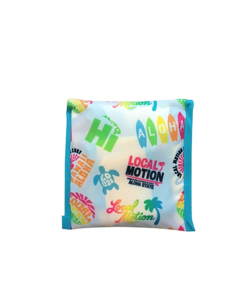 LOCALMOTION HAWAII(ローカルモーション ハワイ)の「ハワイ&リゾートエコトート(エコバッグ/サブバッグ・レディース・ミント/イエロー・FREE)」の12枚目の写真