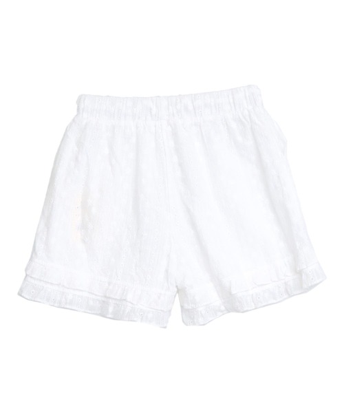 anap mimpi（アナップミンピ）の「コットン レース フリル イージー ショート パンツ（その他パンツ・レディース・ホワイト・F）」の17枚目の写真