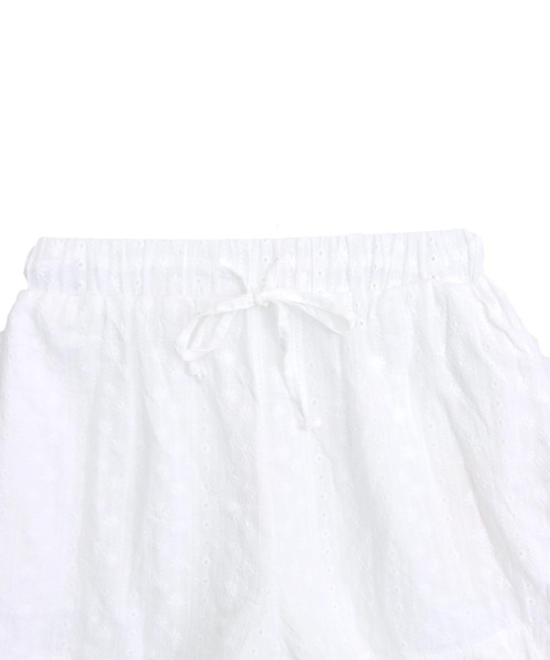 anap mimpi（アナップミンピ）の「コットン レース フリル イージー ショート パンツ（その他パンツ・レディース・ホワイト・F）」の18枚目の写真