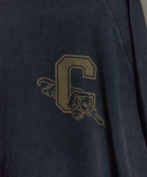 REMI RELIEF(レミレリーフ)の「REMI RELIEF/レミレリーフ 8/-天竺ラグランロンT(C) ヴィンテージ アウトリンキング ロングスリーブTシャツ メンズ 2026年秋冬 秋服(Tシャツ/カットソー・メンズ・ホワイト/ブラック/ブラウン・M/L/XL)」の17枚目の写真