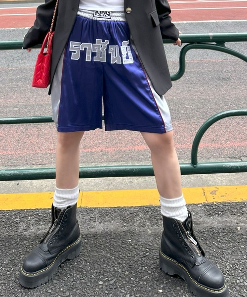 Alley Tokyo(アリートーキョー)の「ムエタイのパンツ(その他パンツ・レディース・ネイビー/ピンク・FREE)」の3枚目の写真