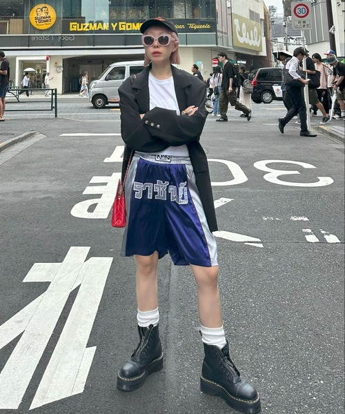 Alley Tokyo(アリートーキョー)の「ムエタイのパンツ(その他パンツ・レディース・ネイビー/ピンク・FREE)」の7枚目の写真