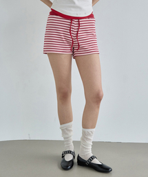 Stripe Micro Shorts Pink
