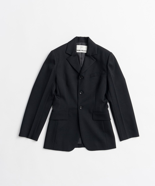 PRANK PROJECT（プランクプロジェクト）の「【2026Autumn Pre-Order】シェイプフォルムジャケット / Shaped Form Jacket（テーラードジャケット・レディース・カーキ/ブラック・FREE）」の8枚目の写真