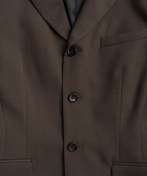 PRANK PROJECT（プランクプロジェクト）の「【2026Autumn Pre-Order】シェイプフォルムジャケット / Shaped Form Jacket（テーラードジャケット・レディース・カーキ/ブラック・FREE）」の12枚目の写真