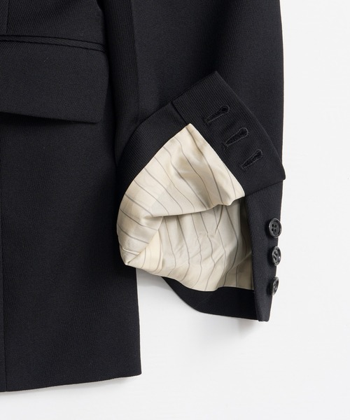 PRANK PROJECT（プランクプロジェクト）の「【2026Autumn Pre-Order】シェイプフォルムジャケット / Shaped Form Jacket（テーラードジャケット・レディース・カーキ/ブラック・FREE）」の17枚目の写真
