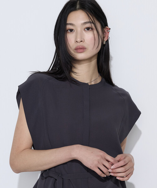 COMME CA(コムサ)の「〔 Sサイズ 〕 フィネスボイル ブラウス(シャツ/ブラウス・レディース・チャコール/ホワイト・5号)」の19枚目の写真