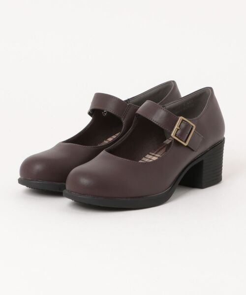 Piedi Nudi(ピエディヌーディ)の「BCC メリージェーン ワンベルトパンプス(パンプス・レディース・ブラック/ダークブラウン・S/LL/L/M)」の2枚目の写真