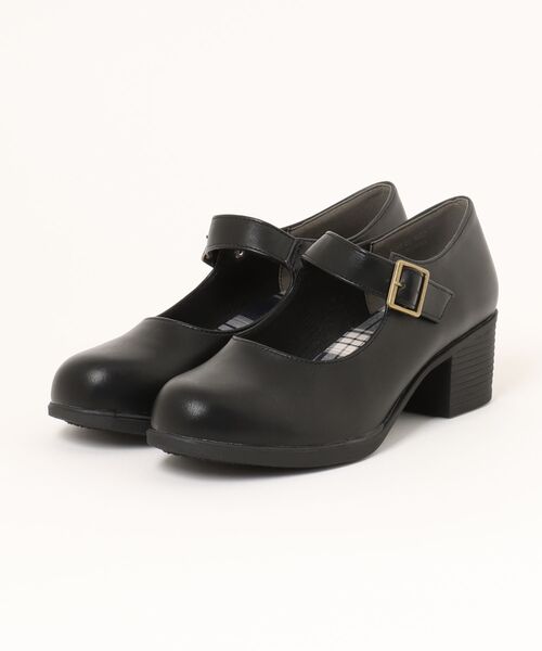 Piedi Nudi(ピエディヌーディ)の「BCC メリージェーン ワンベルトパンプス(パンプス・レディース・ブラック/ダークブラウン・S/LL/L/M)」の1枚目の写真