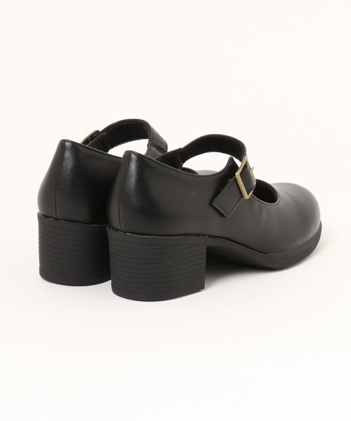 Piedi Nudi(ピエディヌーディ)の「BCC メリージェーン ワンベルトパンプス(パンプス・レディース・ブラック/ダークブラウン・S/LL/L/M)」の3枚目の写真