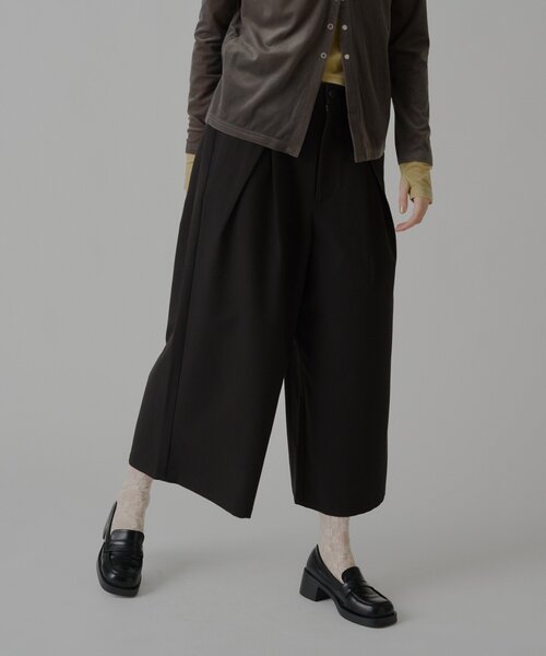 WHIMSIC(ウィムジック)の「【UNISEX/2サイズ展開】ガウチョパンツ(その他パンツ・メンズ・ブラック/ブラウン・2/1)」の6枚目の写真