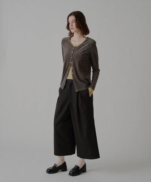WHIMSIC(ウィムジック)の「【UNISEX/2サイズ展開】ガウチョパンツ(その他パンツ・メンズ・ブラック/ブラウン・2/1)」の13枚目の写真