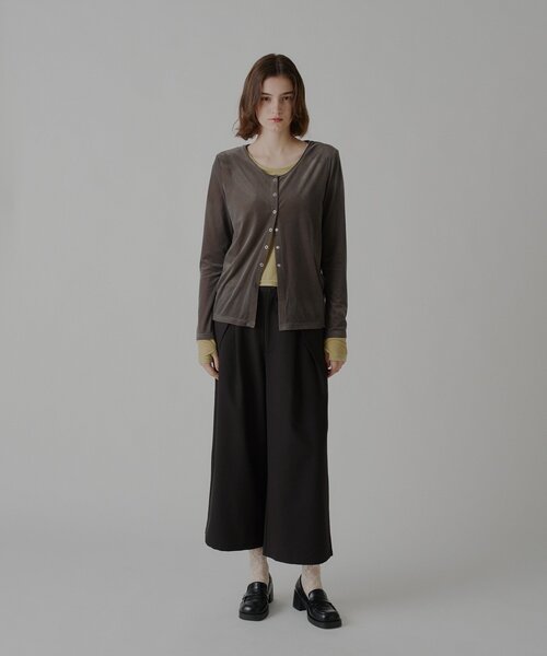 WHIMSIC(ウィムジック)の「【UNISEX/2サイズ展開】ガウチョパンツ(その他パンツ・メンズ・ブラック/ブラウン・2/1)」の14枚目の写真