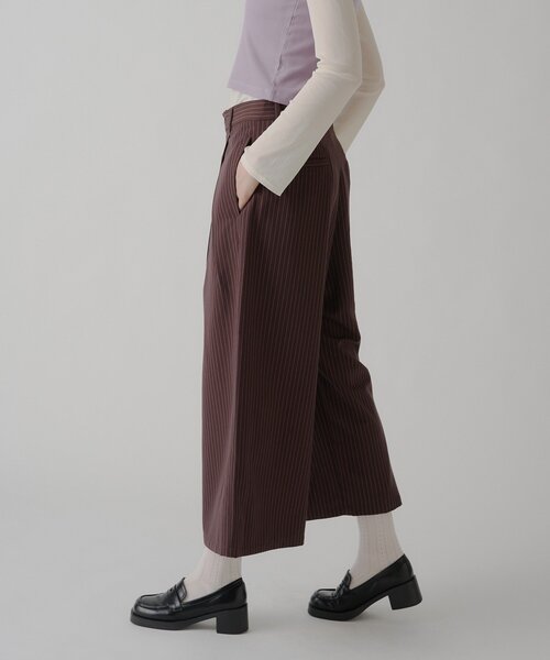 WHIMSIC(ウィムジック)の「【UNISEX/2サイズ展開】ガウチョパンツ(その他パンツ・メンズ・ブラック/ブラウン・2/1)」の18枚目の写真