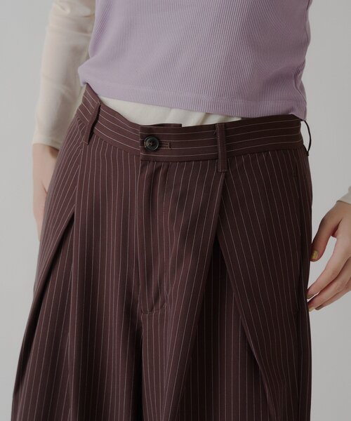 WHIMSIC(ウィムジック)の「【UNISEX/2サイズ展開】ガウチョパンツ(その他パンツ・メンズ・ブラック/ブラウン・2/1)」の19枚目の写真