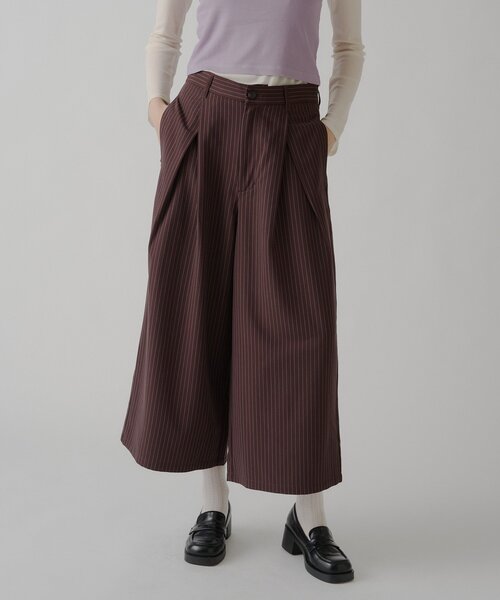 WHIMSIC（ウィムジック）の「【UNISEX/2サイズ展開】ガウチョパンツ（その他パンツ・メンズ・ブラック/ブラウン・2/1）」の21枚目の写真