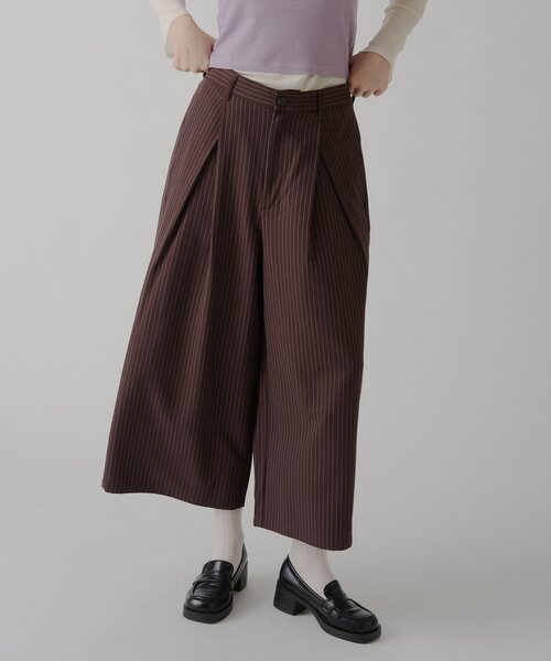 WHIMSIC(ウィムジック)の「【UNISEX/2サイズ展開】ガウチョパンツ(その他パンツ・メンズ・ブラック/ブラウン・2/1)」の22枚目の写真