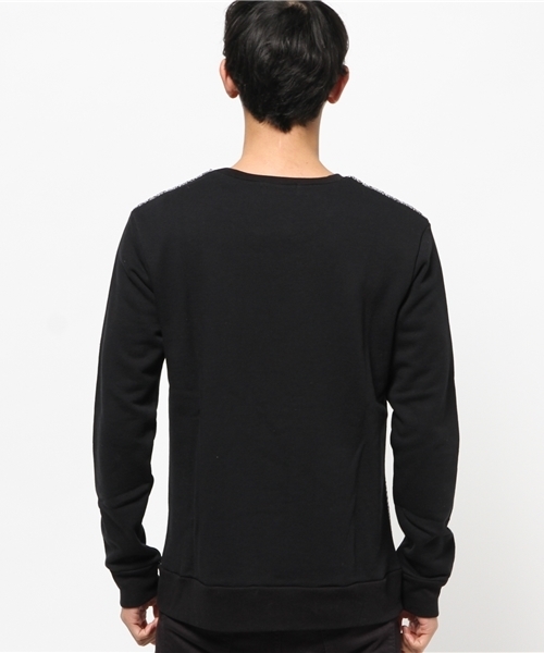 Lui's（ルイス）の「Lui's(ルイス) 胸切替カットソー（Tシャツ/カットソー・メンズ・ホワイト/ブラック・SMALL/MEDIUM）」の4枚目の写真