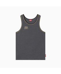 Signature Double Binding Sleeveless Top_Charcoal