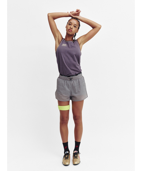MENASOO（ミナス）の「Signature Double Binding Sleeveless Top_Charcoal（Tシャツ/カットソー・レディース・チャコール・F）」の4枚目の写真