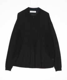 【BAL】バル VENTILATION MESH KNIT ZIP POLO LS