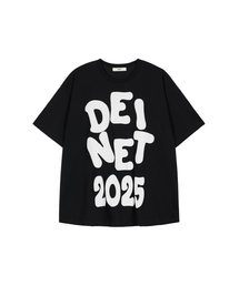DEINET BOLD LOGO T-SHIRTS IN BLACK