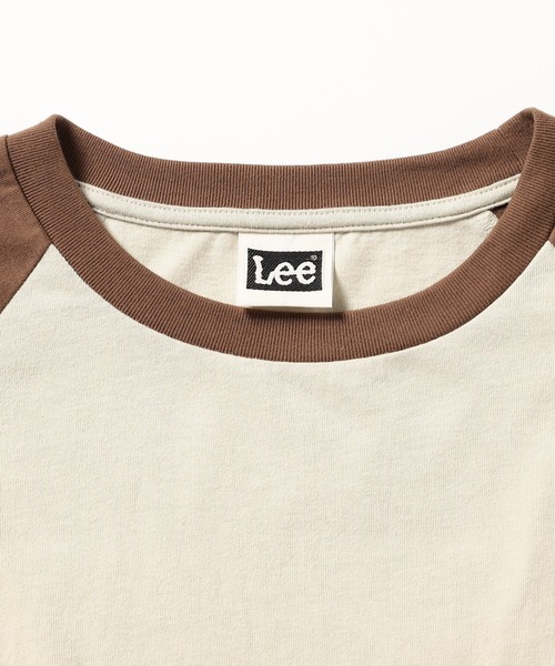 Lee(リー)の「Lee バックプリントLeeロゴ L/S Teeシャツ(Tシャツ/カットソー・メンズ・ブラック/ベージュ/ホワイト・MEDIUM/LARGE/X-LARGE/SMALL)」の5枚目の写真
