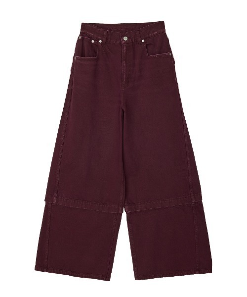 Ameri(アメリ)の「2WAY DETACHABLE DENIM PANTS(デニムパンツ・レディース・ブルー/チェリーピンク/ブラック・24inch/25inch/26inch)」の18枚目の写真