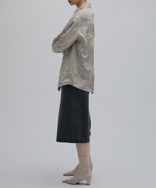 Ameri(アメリ)の「2WAY DETACHABLE DENIM PANTS(デニムパンツ・レディース・ブルー/チェリーピンク/ブラック・24inch/25inch/26inch)」の11枚目の写真