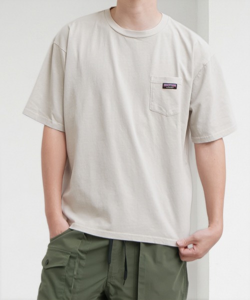 NILWAY(ニルウェイ)の「GERRY 天竺胸ポケットピグメントTシャツ(Tシャツ/カットソー・メンズ・ピンク/ブルー/アイボリー/ブラック・MEDIUM/X-LARGE/LARGE)」の15枚目の写真