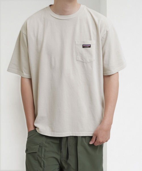 NILWAY(ニルウェイ)の「GERRY 天竺胸ポケットピグメントTシャツ(Tシャツ/カットソー・メンズ・ピンク/ブルー/アイボリー/ブラック・MEDIUM/X-LARGE/LARGE)」の16枚目の写真