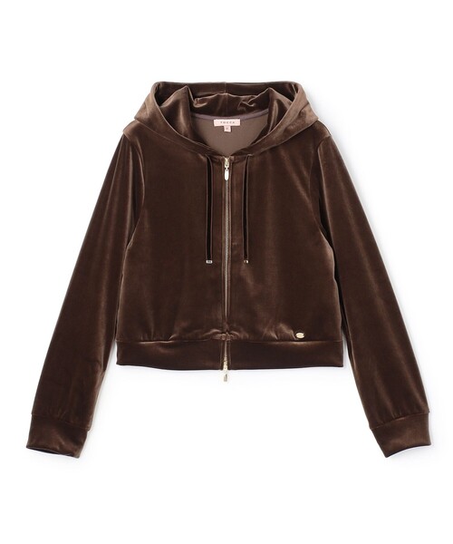 TOCCA(トッカ)の「VELVET LATTE ベロアフーディー(パーカー・レディース・ブラック系/ブラウン系/グレー系・F)」の21枚目の写真