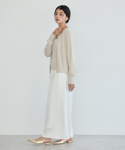 YECCA VECCA(イェッカヴェッカ)の「【マシンウォッシャブル】レースニットアンサンブル【2点SET】(カーディガン/ボレロ・レディース・ブラウン/アイボリー/ブラック・FREE)」の20枚目の写真