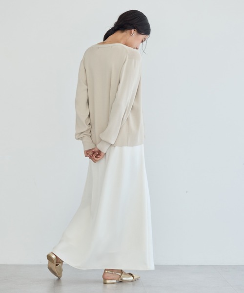YECCA VECCA(イェッカヴェッカ)の「【マシンウォッシャブル】レースニットアンサンブル【2点SET】(カーディガン/ボレロ・レディース・ブラウン/アイボリー/ブラック・FREE)」の22枚目の写真