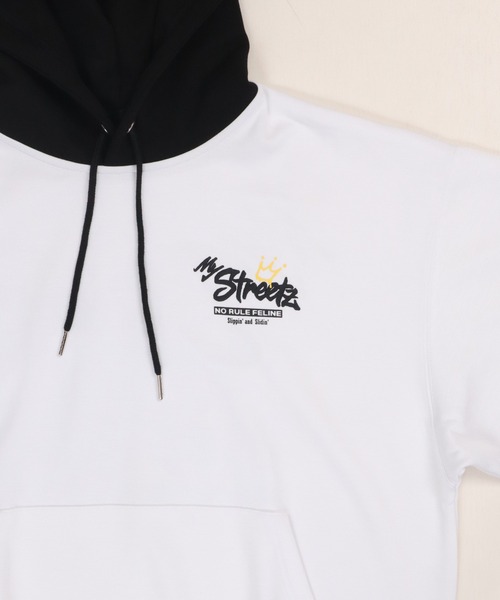 Ha-Li-C STORE(ハリックストア)の「ウサギ ラクガキロゴパーカー(パーカー・メンズ・ホワイト/ダークグリーン/ブラック・MEDIUM/LARGE/X-LARGE)」の5枚目の写真