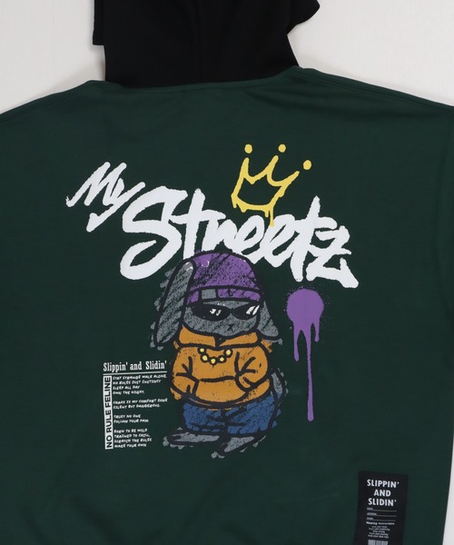 Ha-Li-C STORE(ハリックストア)の「ウサギ ラクガキロゴパーカー(パーカー・メンズ・ホワイト/ダークグリーン/ブラック・MEDIUM/LARGE/X-LARGE)」の12枚目の写真