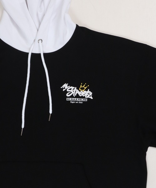 Ha-Li-C STORE(ハリックストア)の「ウサギ ラクガキロゴパーカー(パーカー・メンズ・ホワイト/ダークグリーン/ブラック・MEDIUM/LARGE/X-LARGE)」の8枚目の写真