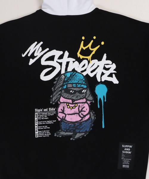 Ha-Li-C STORE(ハリックストア)の「ウサギ ラクガキロゴパーカー(パーカー・メンズ・ホワイト/ダークグリーン/ブラック・MEDIUM/LARGE/X-LARGE)」の9枚目の写真