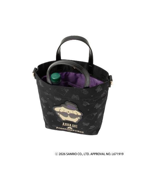 ANNA SUI(アナスイ)の「ANNA SUI× POMPOMPURIN ミニショルダーバッグ(ショルダーバッグ・レディース・ブラック・FREE)」の5枚目の写真