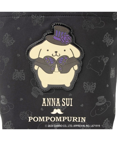 ANNA SUI(アナスイ)の「ANNA SUI× POMPOMPURIN ミニショルダーバッグ(ショルダーバッグ・レディース・ブラック・FREE)」の6枚目の写真