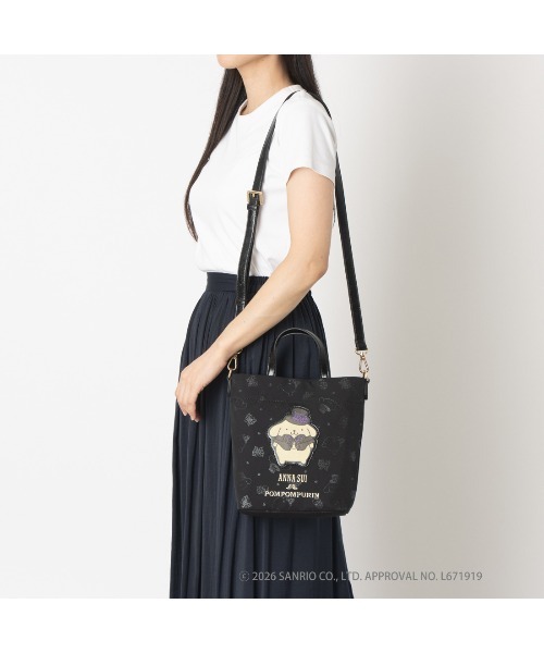 ANNA SUI(アナスイ)の「ANNA SUI× POMPOMPURIN ミニショルダーバッグ(ショルダーバッグ・レディース・ブラック・FREE)」の7枚目の写真