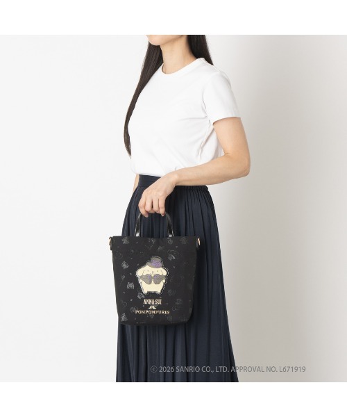 ANNA SUI(アナスイ)の「ANNA SUI× POMPOMPURIN ミニショルダーバッグ(ショルダーバッグ・レディース・ブラック・FREE)」の8枚目の写真