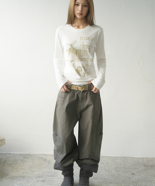 MIM the wardrobe(ミームザワードローブ)の「サイドポケットカーゴパンツ_ブラウン(その他パンツ・レディース・その他・X-SMALL/SMALL/MEDIUM/LARGE)」の5枚目の写真