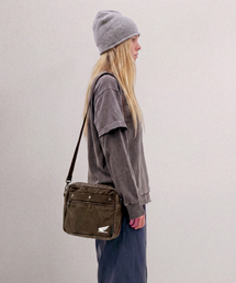 Washed Field Mini Cross Bag Brown