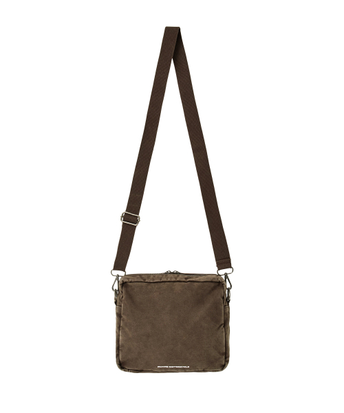 PHYPS MOTORCYCLE（フィップスモーターサイクル）の「Washed Field Mini Cross Bag Brown（メッセンジャーバッグ・レディース・その他・FREE）」の3枚目の写真