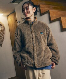KAVU（カブー）の「KAVU/カブー 限定展開 KAVU×FREAK'S STORE / カブ― 別注 シャギー フリース ブルゾン（ブルゾン）」