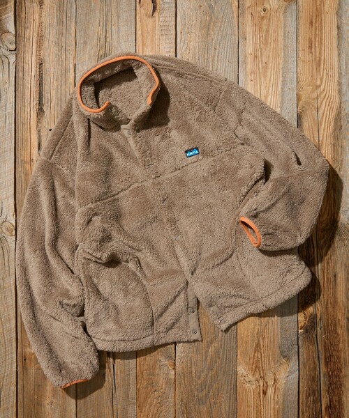 KAVU(カブー)の「KAVU/カブー 限定展開 KAVU×FREAK'S STORE / カブ― 別注 シャギー フリース ブルゾン(ブルゾン・メンズ・グレイッシュベージュ/ブラウン/ネイビー/ブラック・SMALL/MEDIUM/LARGE)」の18枚目の写真