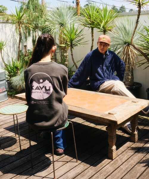 KAVU(カブー)の「KAVU/カブー 限定展開 KAVU×FREAK'S STORE / カブ― 別注 シャギー フリース ブルゾン(ブルゾン・メンズ・グレイッシュベージュ/ブラウン/ネイビー/ブラック・SMALL/MEDIUM/LARGE)」の20枚目の写真